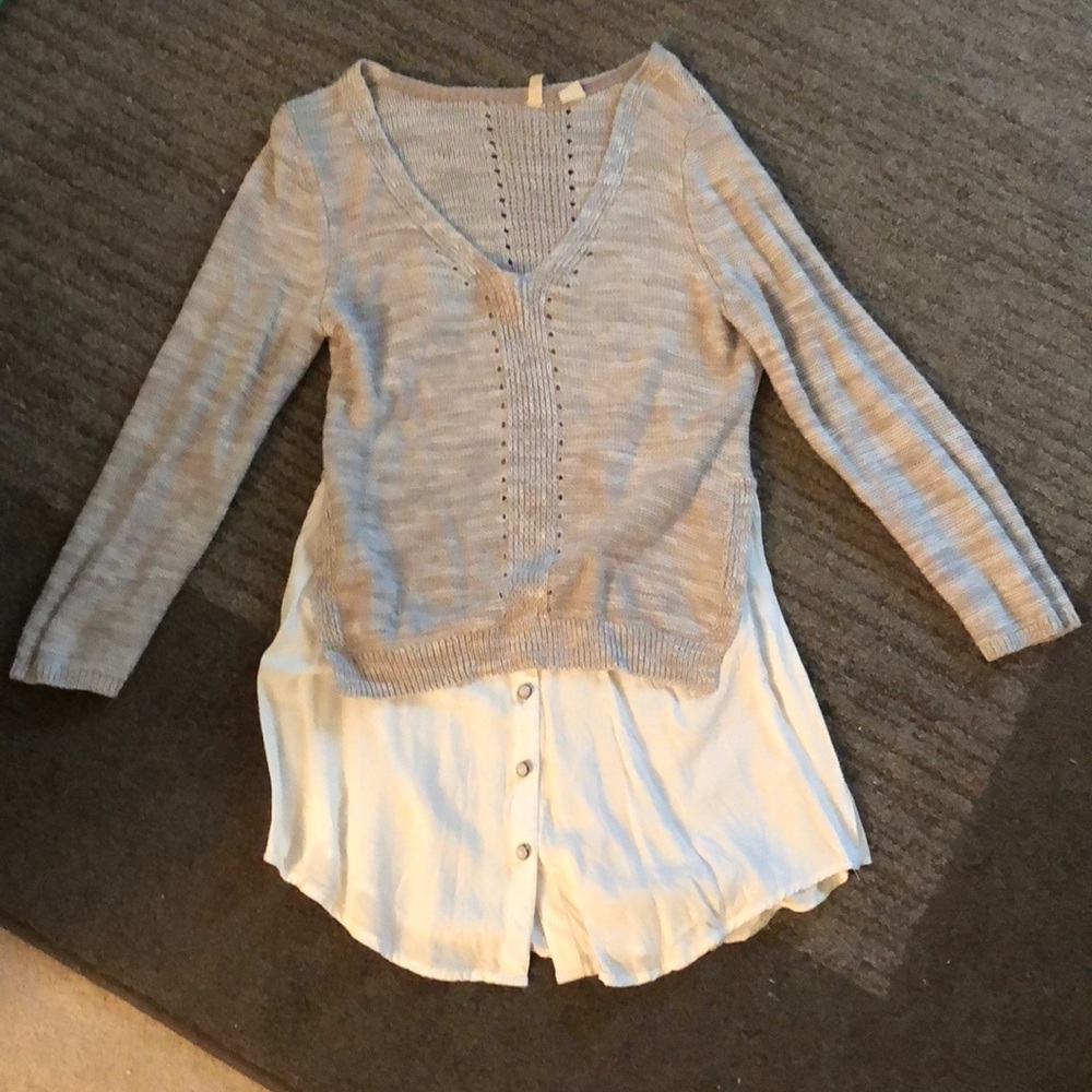 Anthropologie sweater shirt